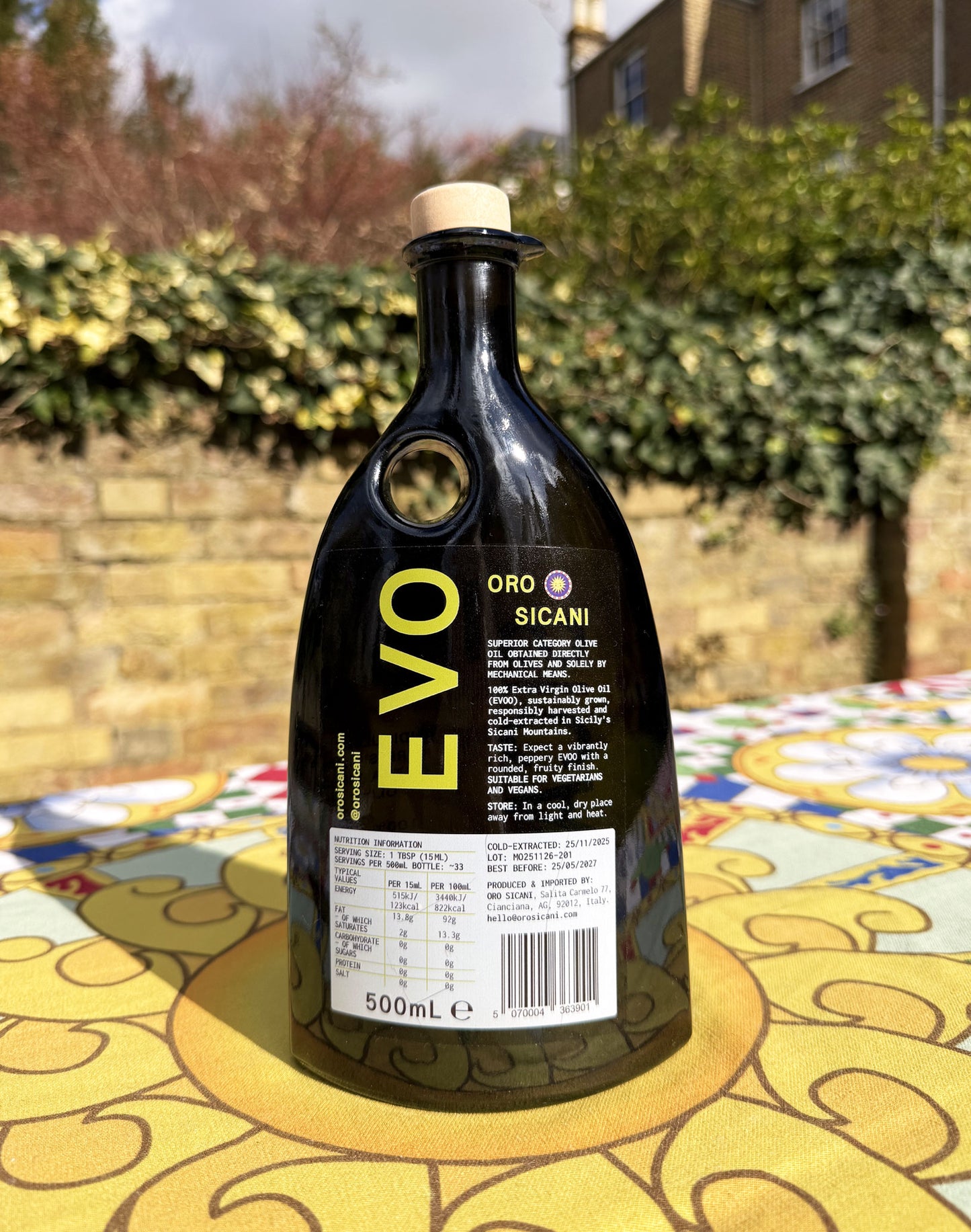 Sicilian Extra Virgin Olive Oil ~ Amici Prima 500mL